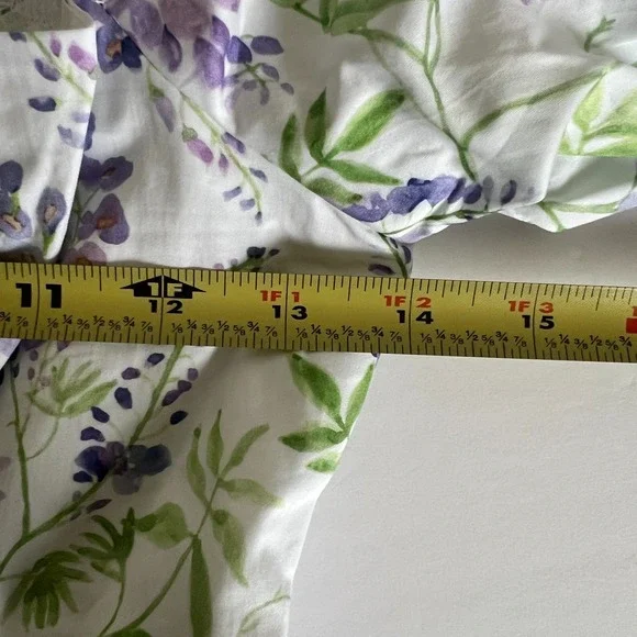 NWT Hill House Sz XS Matilda Midi Dress Wisteria White Floral Bridgerton Cottage - Picture 12 of 14